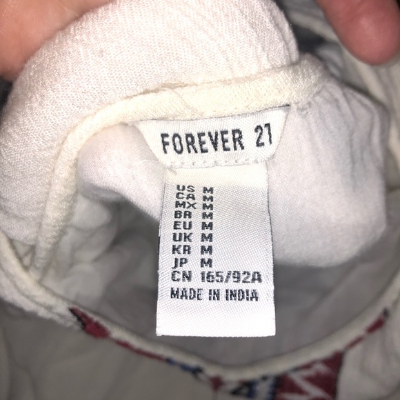 Forever 21 Embroidered Gauze Layered Dress - Picture 6 of 6